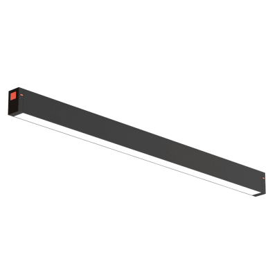 Светильник FLAT, система SLIMLINE, Black 27W SMART DIM CRI90 OSRAM TRIX ССТ 3000-6000К, 600x25x41mm