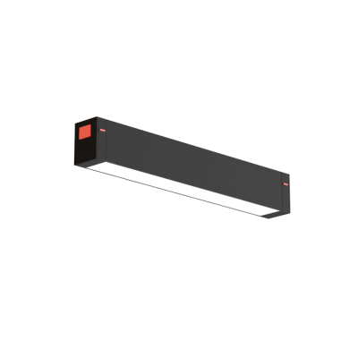 Светильник FLAT, система SLIMLINE, Black 9W SMART DIM CRI90 OSRAM TRIX ССТ 3000-6000К, 220x25x41mm