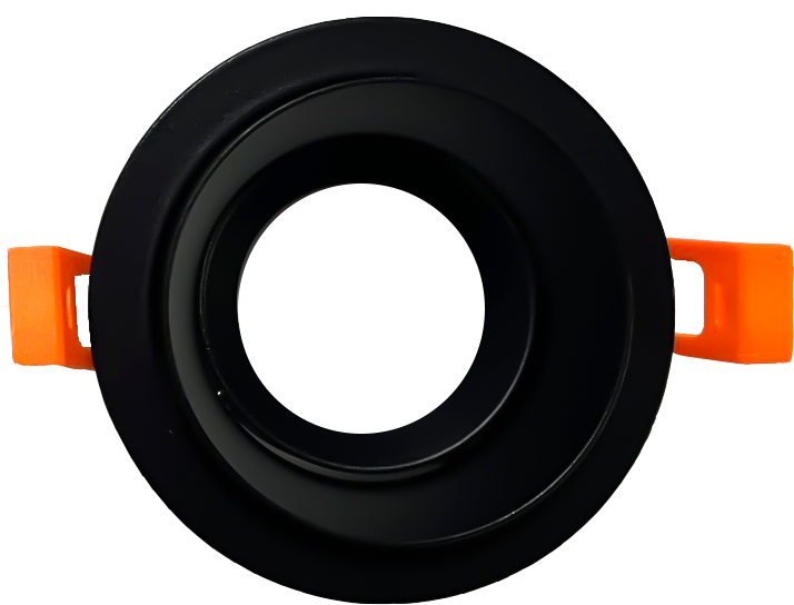 Светильник BAUF ED-T30-1Y 92*82mm GU10 BLACK круг